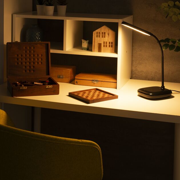 Лампа настільна OSRAM Panan DISK SQ 12W 3000К 4000К 6500К з димером, білий, фото , зображення 4 | SNABZHENIE.com.ua