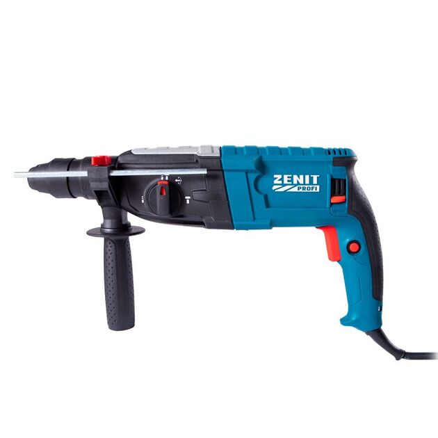 Перфоратор Зеніт ЗПП-1250 DFR Профі SDS-Plus+ШЗП 1250Вт 3.8Дж 3.2кг кейс, фото , зображення 2 | SNABZHENIE.com.ua