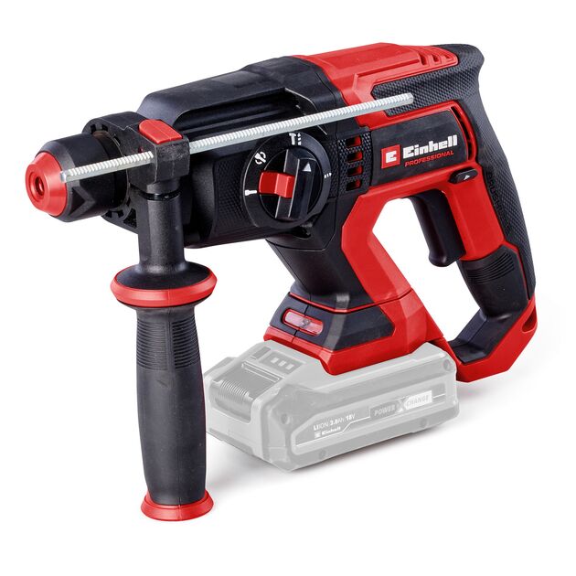 Перфоратор акумуляторний Einhell Professional TP-HD 18/22 D Li BL - Solo 18В 0-1800об/хв 5150уд/хв 2.2Дж кейс 17.8кг без АКБ та ЗП, фото , зображення 2 | SNABZHENIE.com.ua