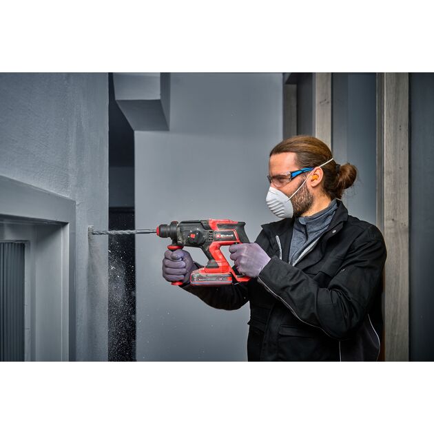 Перфоратор акумуляторний Einhell Professional TP-HD 18/22 D Li BL - Solo 18В 0-1800об/хв 5150уд/хв 2.2Дж кейс 17.8кг без АКБ та ЗП, фото , зображення 10 | SNABZHENIE.com.ua