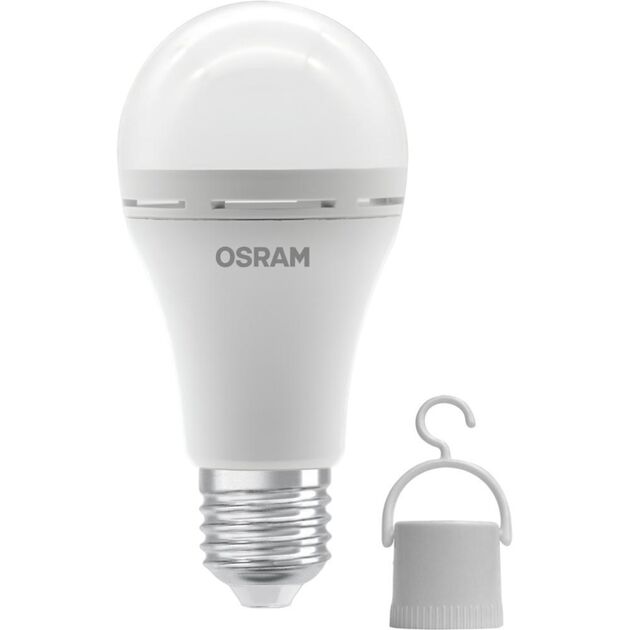 Лампа OSRAM LED E27 8Вт 806Лм 2700К A60 акумуляторна, фото , зображення 2 | SNABZHENIE.com.ua