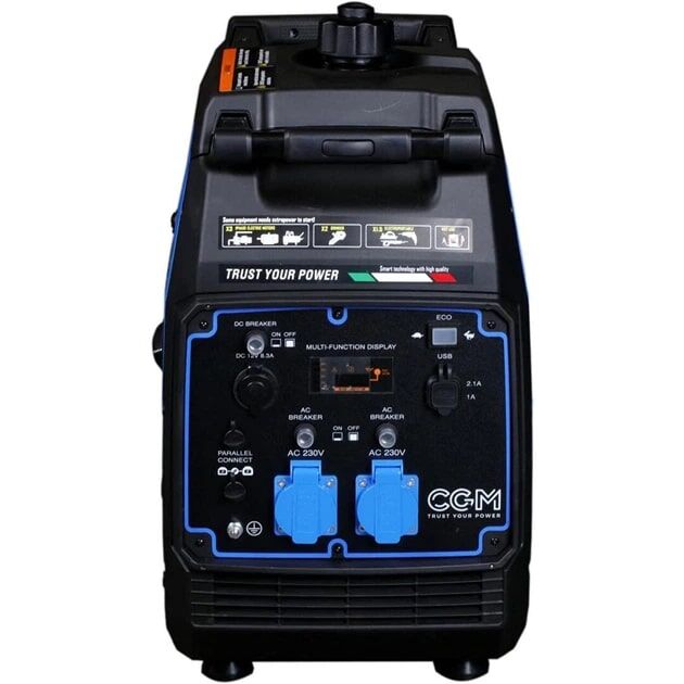 Генератор бензиновий інверторний CGM 3300I 230В 3.2/3.5кВт ручний стартер 32.5кг, фото , зображення 3 | SNABZHENIE.com.ua