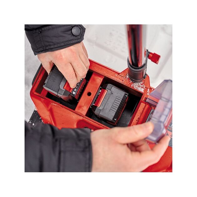 Машина снігоприбиральна акумуляторна Einhell GE-ST 36/40 Li E-Solo 2x18В ширина 40м викид 6м глибина 20см 6.5кг без АКБ та ЗП, фото , зображення 4 | SNABZHENIE.com.ua