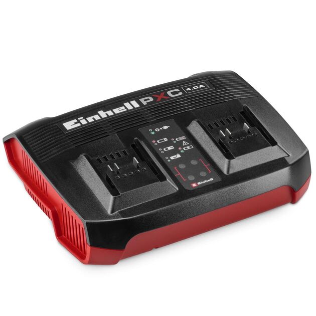Зарядний пристрій Einhell Power X-Twincharger 2x18В 4А 0.87кг, фото , изображение 2 | SNABZHENIE.com.ua