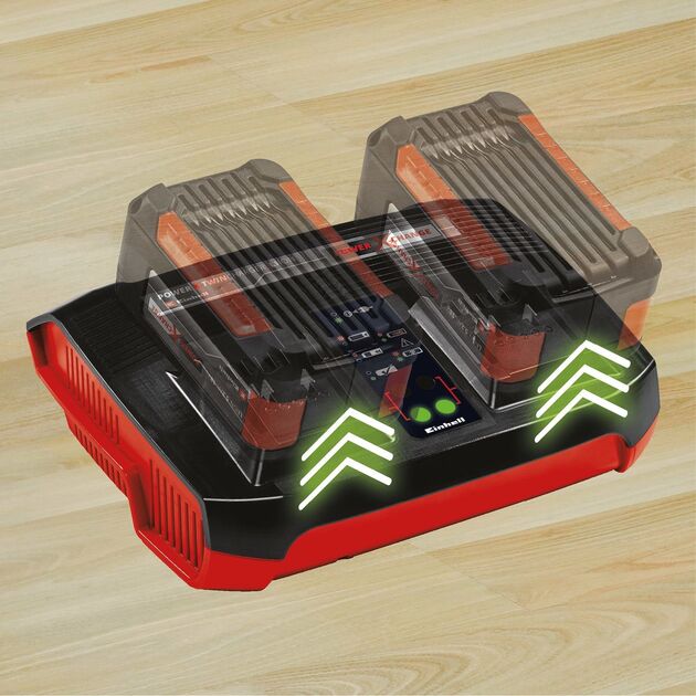 Зарядний пристрій Einhell Power X-Twincharger 2x18В 4А 0.87кг, фото , изображение 7 | SNABZHENIE.com.ua