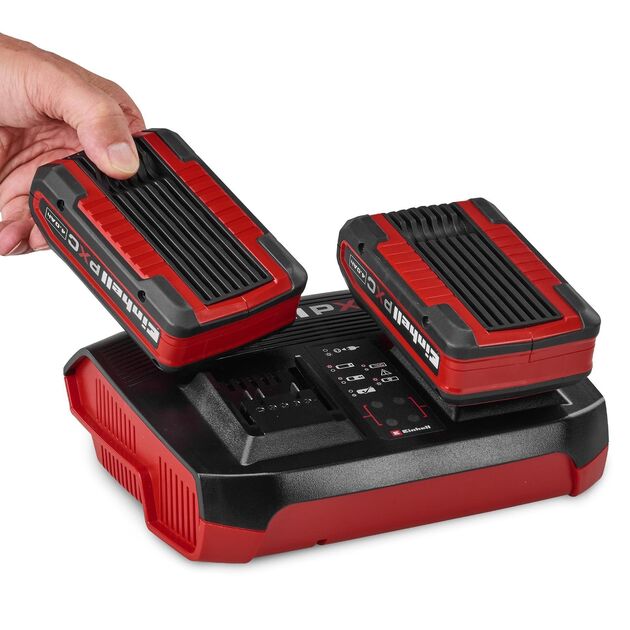 Зарядний пристрій Einhell Power X-Twincharger 2x18В 4А 0.87кг, фото , изображение 4 | SNABZHENIE.com.ua