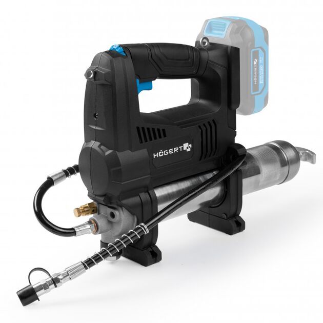 HOEGERT Аккумуляторный бесщеточный смазочный шприц, фото  | SNABZHENIE.com.ua