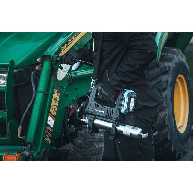 HOEGERT Аккумуляторный бесщеточный смазочный шприц, фото , зображення 2 | SNABZHENIE.com.ua