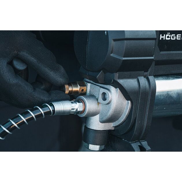 HOEGERT Аккумуляторный бесщеточный смазочный шприц, фото , зображення 5 | SNABZHENIE.com.ua