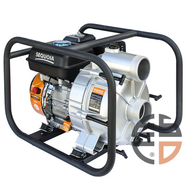 Бензинова мотопомпа для чистої та брудної води SEQUOIA SPP1100D, фото  | SNABZHENIE.com.ua