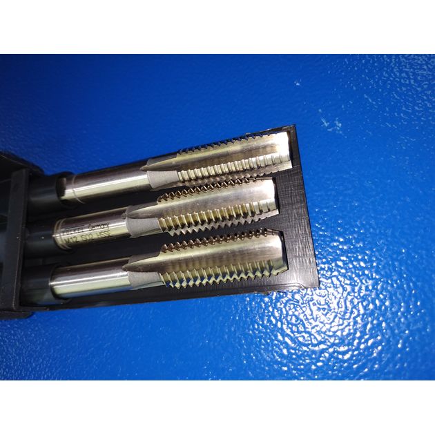 Метчик M12x1,75, 3 шт., DIN 352 HSS-E, VÖLKEL (57350V), фото , изображение 4 | SNABZHENIE.com.ua