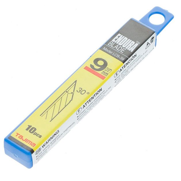 Сегментные лезвия TAJIMA 9 мм LB39H серые, угол 30°, фото , изображение 2 | SNABZHENIE.com.ua Сегментные лезвия TAJIMA 9 мм LB39H серые, угол 30°, фото , изображение 2 | SNABZHENIE.com.ua