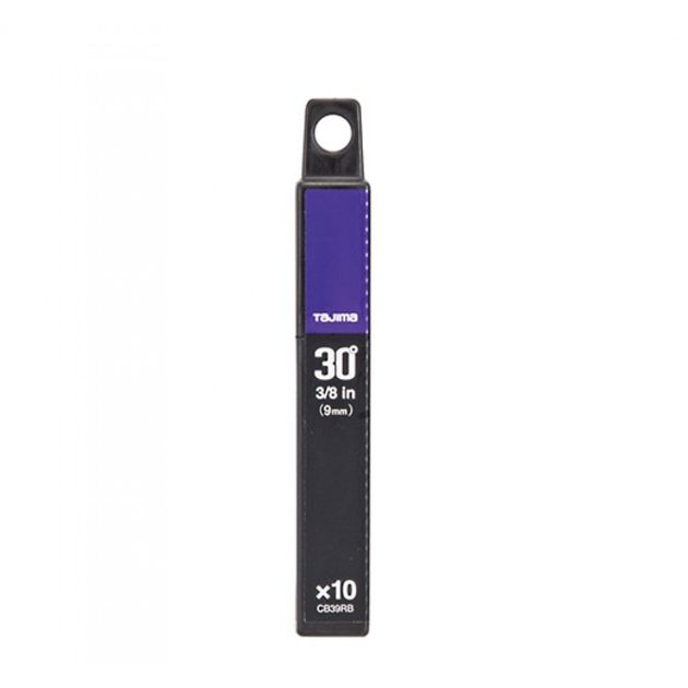 Лезвия 9мм TAJIMA Acute Angle Razar Black, 30°, 10 шт. (CB39RB), фото , изображение 5 | SNABZHENIE.com.ua Лезвия 9мм TAJIMA Acute Angle Razar Black, 30°, 10 шт. (CB39RB), фото , изображение 5 | SNABZHENIE.com.ua