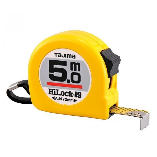 Рулетка TAJIMA HI LOCK H9P50MY 5м*19мм, фото  | SNABZHENIE.com.ua