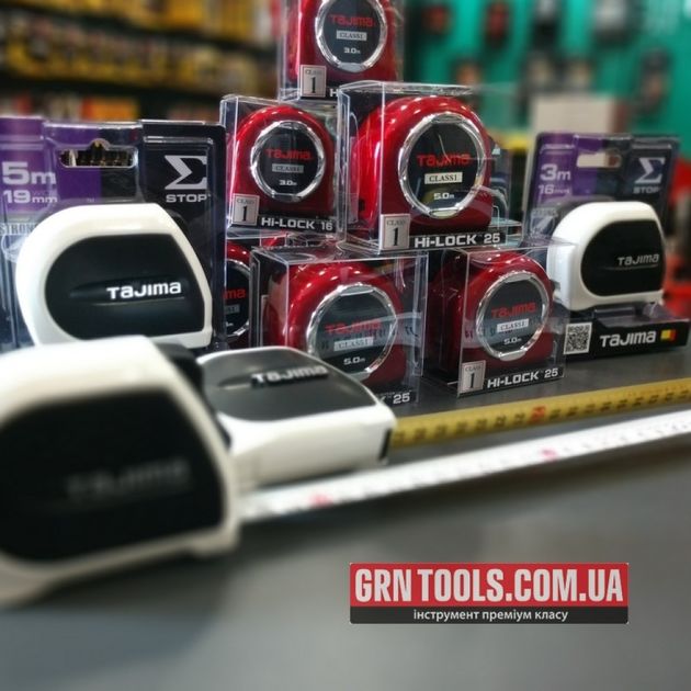 Рулетка Premium TAJIMA Sigma Stop, SS630MGLB - 3м*16мм, фото , зображення 3 | SNABZHENIE.com.ua Рулетка Premium TAJIMA Sigma Stop, SS630MGLB - 3м*16мм, фото , зображення 3 | SNABZHENIE.com.ua