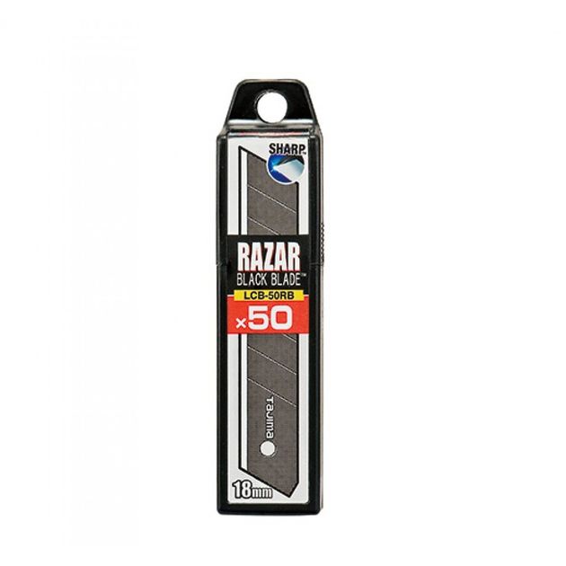 Сегментные лезвия 18мм TAJIMA Razar Black, 50 шт. (LCB50RB-50H), фото , изображение 2 | SNABZHENIE.com.ua Сегментные лезвия 18мм TAJIMA Razar Black, 50 шт. (LCB50RB-50H), фото , изображение 2 | SNABZHENIE.com.ua