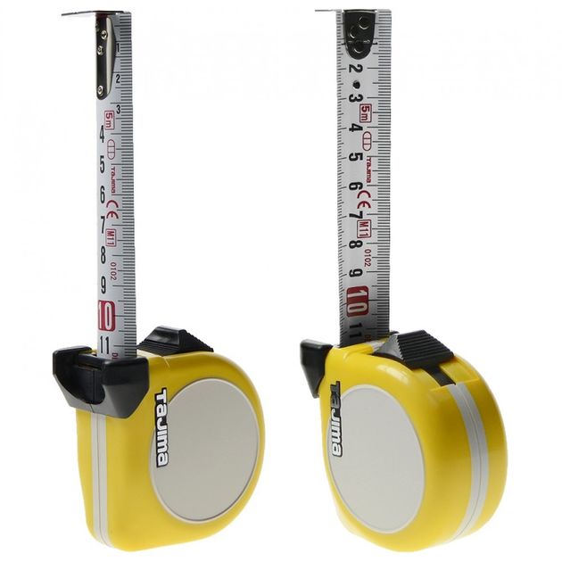 Рулетка універсальна будівельна TAJIMA MEMO LOCK, ML550MRL - 5м*25мм, фото , зображення 4 | SNABZHENIE.com.ua Рулетка універсальна будівельна TAJIMA MEMO LOCK, ML550MRL - 5м*25мм, фото , зображення 4 | SNABZHENIE.com.ua