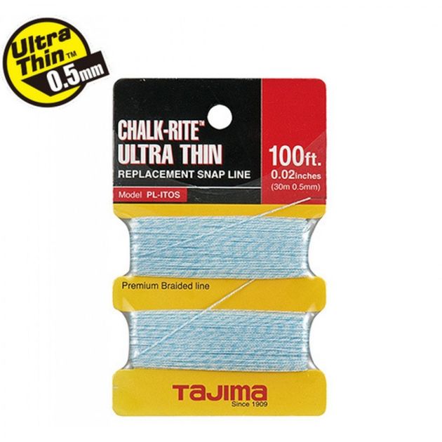 Запасной шнур разметочный 0.5мм*30м TAJIMA Ultra Thin, фото  | SNABZHENIE.com.ua