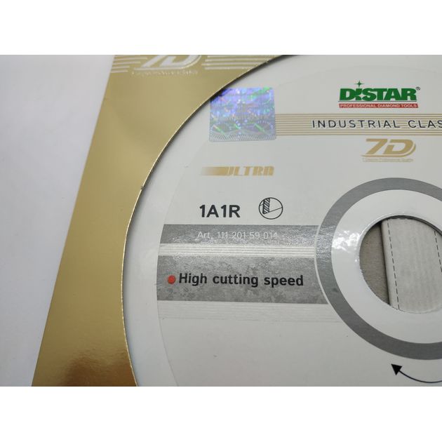 Круг алмазний відрізний DISTAR Gres Ultra 180 x 1,4/1,0 x 8,5 x 25,4 (1A1R) (11120159014), фото , зображення 14 | SNABZHENIE.com.ua