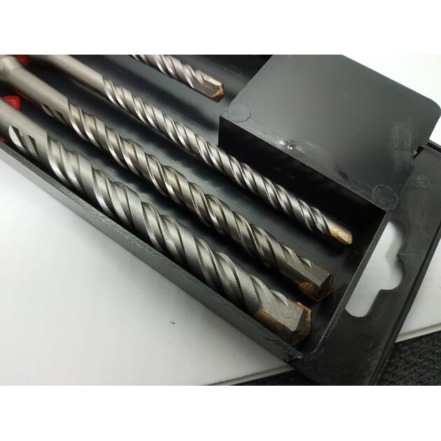 Набір бурів по бетону SDS-plus MATRIX (710959M) 5 шт., фото , зображення 6 | SNABZHENIE.com.ua Набір бурів по бетону SDS-plus MATRIX (710959M) 5 шт., фото , зображення 6 | SNABZHENIE.com.ua