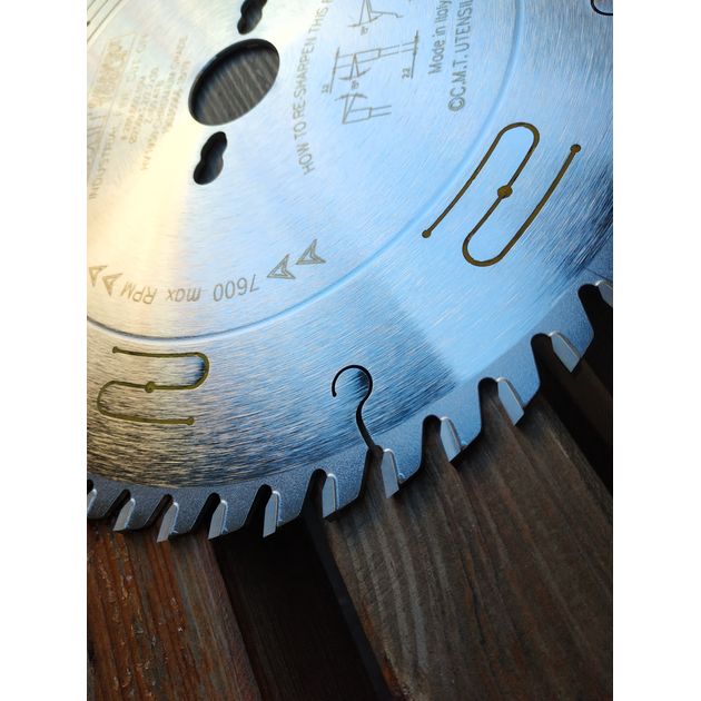 Дисковая пила CMT 250x30 мм, Z 60, для поперечного пиления древесины, фото , изображение 9 | SNABZHENIE.com.ua