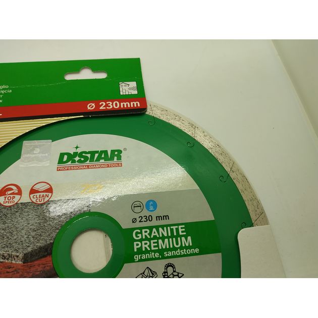 Круг алмазний відрізний DISTAR Granite Premium 230 x 1,7 x 10 x 25,4 (1A1R), фото , зображення 7 | SNABZHENIE.com.ua Круг алмазний відрізний DISTAR Granite Premium 230 x 1,7 x 10 x 25,4 (1A1R), фото , зображення 7 | SNABZHENIE.com.ua
