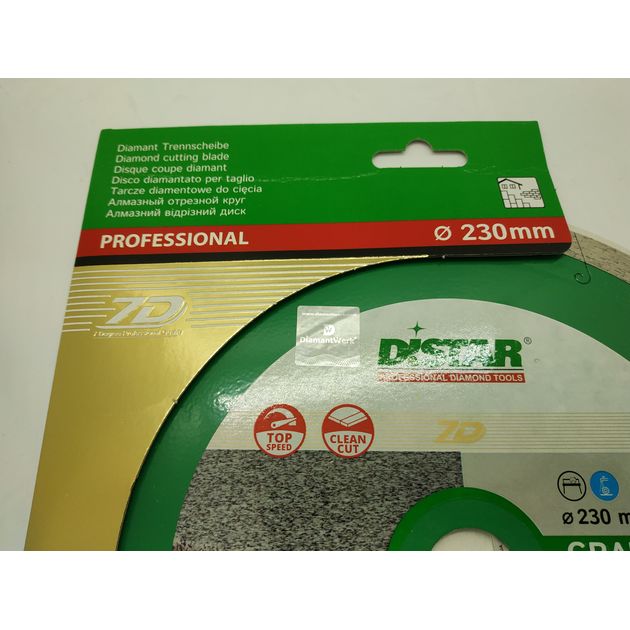 Круг алмазний відрізний DISTAR Granite Premium 230 x 1,7 x 10 x 25,4 (1A1R), фото , зображення 8 | SNABZHENIE.com.ua Круг алмазний відрізний DISTAR Granite Premium 230 x 1,7 x 10 x 25,4 (1A1R), фото , зображення 8 | SNABZHENIE.com.ua