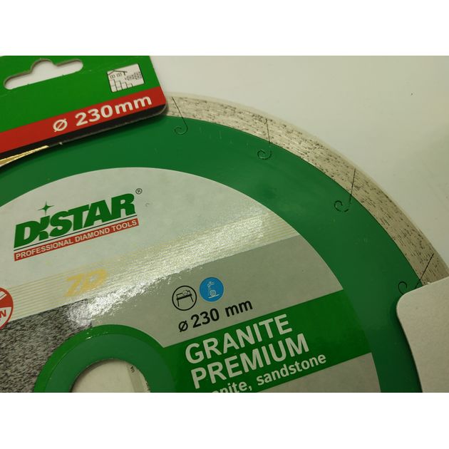 Круг алмазний відрізний DISTAR Granite Premium 230 x 1,7 x 10 x 25,4 (1A1R), фото , зображення 9 | SNABZHENIE.com.ua Круг алмазний відрізний DISTAR Granite Premium 230 x 1,7 x 10 x 25,4 (1A1R), фото , зображення 9 | SNABZHENIE.com.ua