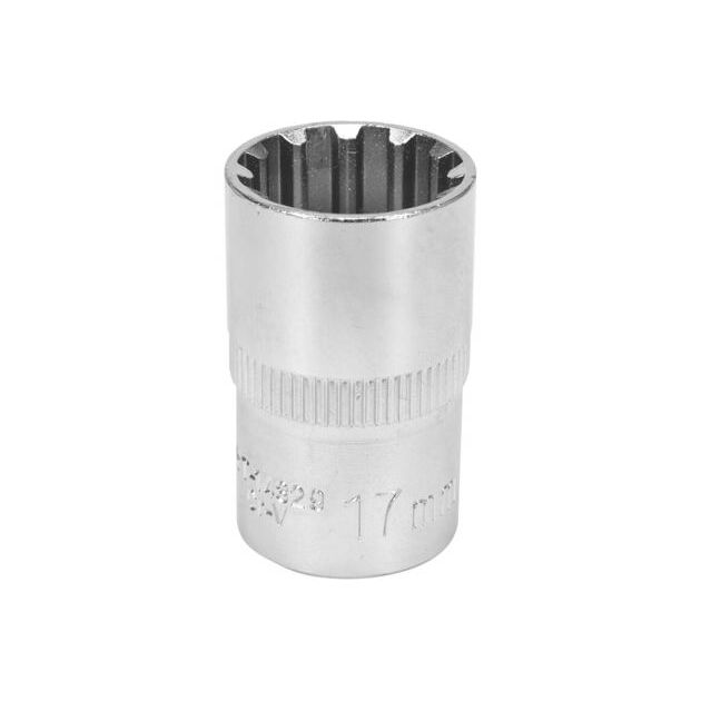 Головка торцева Spline YATO квадрат 1/2, M17, l = 38 мм (YT-14829), фото  | SNABZHENIE.com.ua