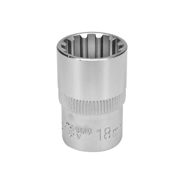 Головка торцевая Spline YATO 1/2", M18, 38 мм (YT-14830), фото  | SNABZHENIE.com.ua