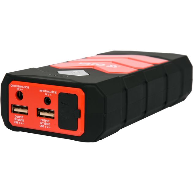 Пускова батарея Li-Pol YATO 9 А/ч, 200/400 А, вихід 12 В, 3,5 А, через USB 5В, 2 А (YT-83081), фото  | SNABZHENIE.com.ua