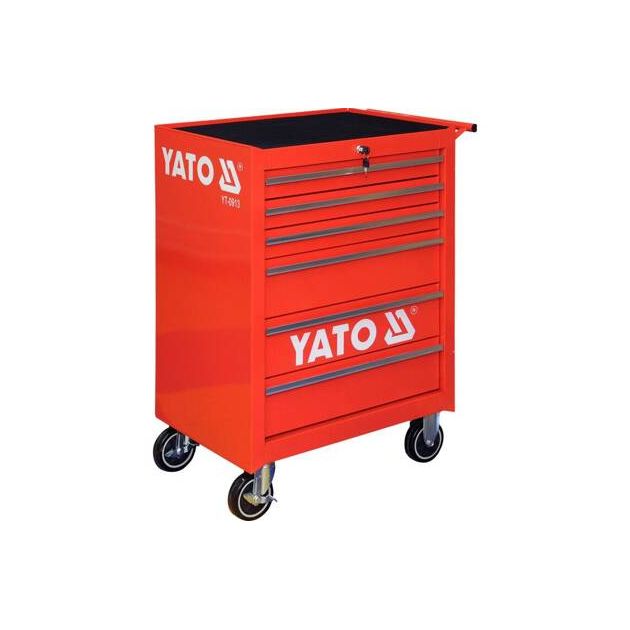 Шкаф-тележка YATO с 6 ящиками, 995x680x458 мм (YT-0913), фото  | SNABZHENIE.com.ua