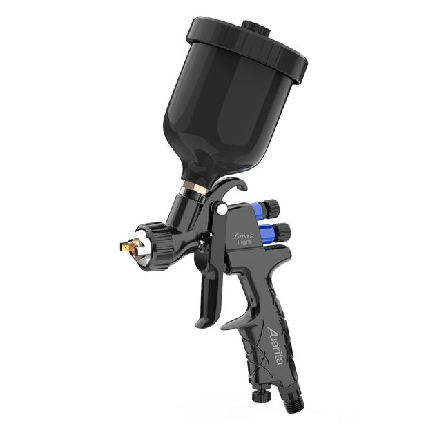 Пистолет красящий пневматический LVMP верх.пласт.бачок 250мл, форсунка-0,8мм AUARITA LION-B-LIGHT-0.8LM, фото  | SNABZHENIE.com.ua