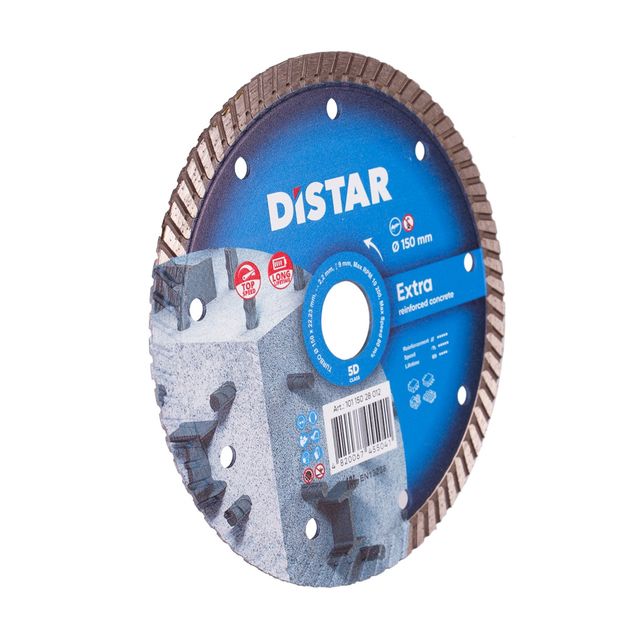 Круг алмазный отрезной DISTAR Turbo Extra 150 мм 22,23 мм (10115028012), фото , изображение 6 | SNABZHENIE.com.ua Круг алмазный отрезной DISTAR Turbo Extra 150 мм 22,23 мм (10115028012), фото , изображение 6 | SNABZHENIE.com.ua