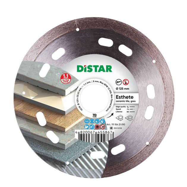 Алмазный отрезной круг DISTAR Esthete 125 мм (1A1R), фото  | SNABZHENIE.com.ua