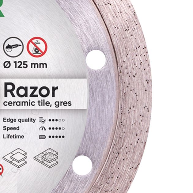 Алмазный отрезной круг DISTAR Razor 125 мм 1,6 мм 8 мм 22,23 мм 1A1R, фото , изображение 2 | SNABZHENIE.com.ua Алмазный отрезной круг DISTAR Razor 125 мм 1,6 мм 8 мм 22,23 мм 1A1R, фото , изображение 2 | SNABZHENIE.com.ua