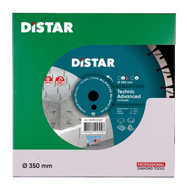 Алмазный отрезной круг DISTAR HIT Technic 350 x 3,5/2,5 x 25,4, фото , изображение 5 | SNABZHENIE.com.ua Алмазный отрезной круг DISTAR HIT Technic 350 x 3,5/2,5 x 25,4, фото , изображение 5 | SNABZHENIE.com.ua