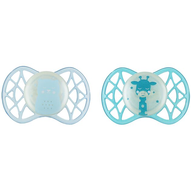 Пустушка Nuvita Air55 Explorer 0міс+, симетрична, 2шт, ведмідь/жираф, фото  | SNABZHENIE.com.ua