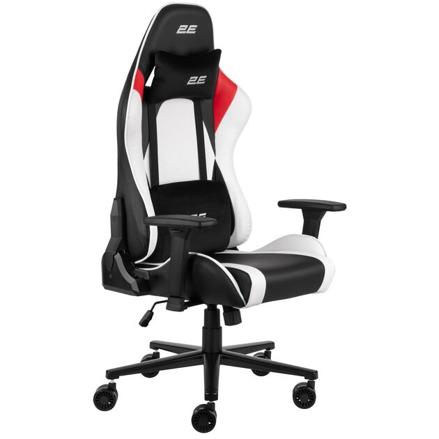 Крісло 2E GAMING BUSHIDO II, ПУ шкіра, 3D-Armrests, чорно-білий, фото  | SNABZHENIE.com.ua