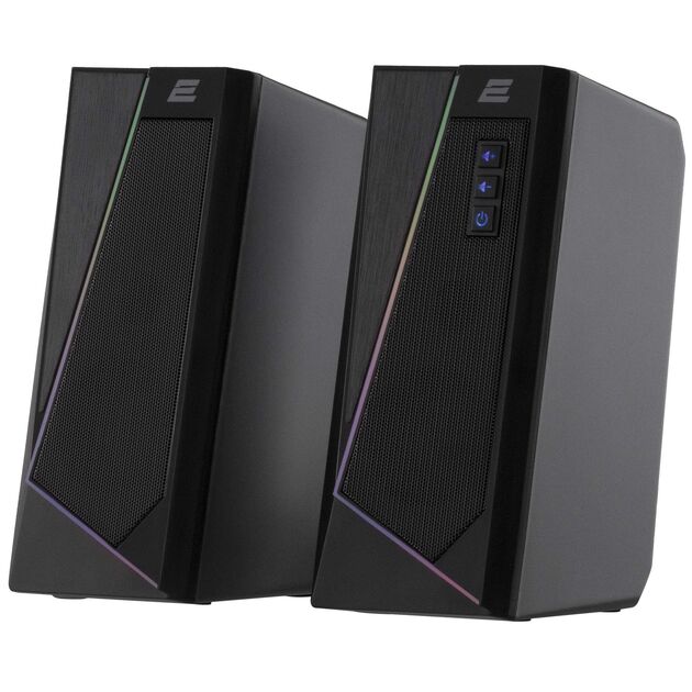 Акустична система 2E PCS233 RGB, 2.0, USB, Black, фото  | SNABZHENIE.com.ua