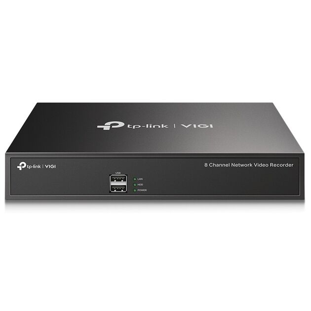 IP-Відеореєстратор TP-LINK VIGI NVR1008H 8 каналів, 2xUSB, H265+, 1xHDD, до 10 ТБ, фото  | SNABZHENIE.com.ua