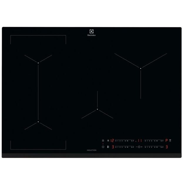 Варильна поверхня Electrolux індукційна, 71см, розширена зона, Hob2Hood, чорний, фото  | SNABZHENIE.com.ua