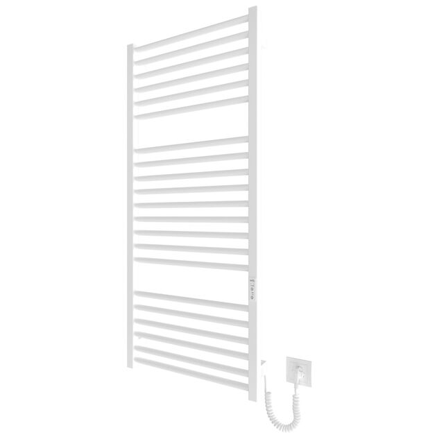 Рушникосушка Hygge Family електрична Derby, 1170х530х80мм, таймер-регулятор, сталь, білий матовий, фото  | SNABZHENIE.com.ua