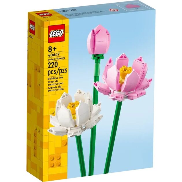 Конструктор LEGO Iconic Botanicals Квіти лотоса, фото  | SNABZHENIE.com.ua