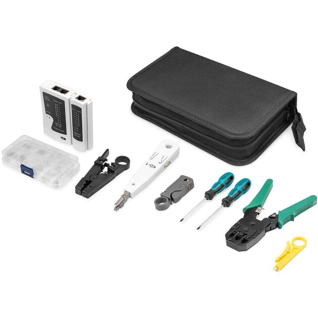 Інструмент DIGITUS Network Tool Set Plus, набір, фото  | SNABZHENIE.com.ua