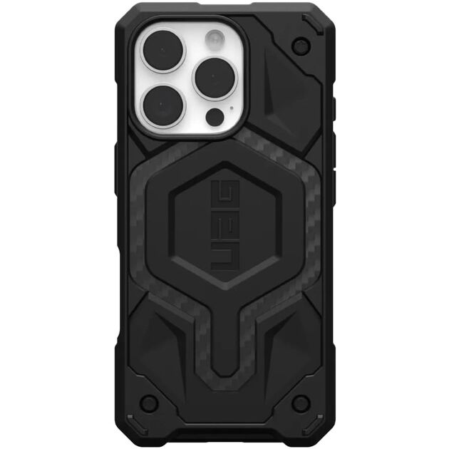 Чохол UAG для iPhone 16 Pro, Monarch Pro Magsafe, Carbon Fiber, фото  | SNABZHENIE.com.ua