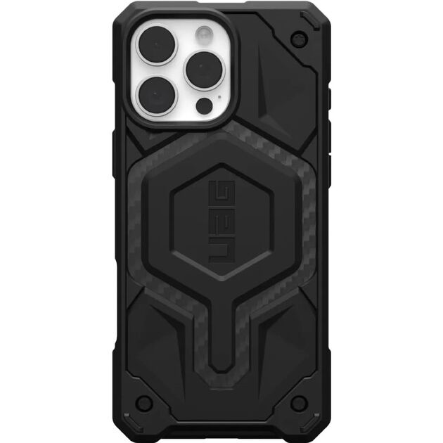 Чохол UAG для iPhone 16 Pro Max, Monarch Pro Magsafe, Carbon Fiber, фото  | SNABZHENIE.com.ua