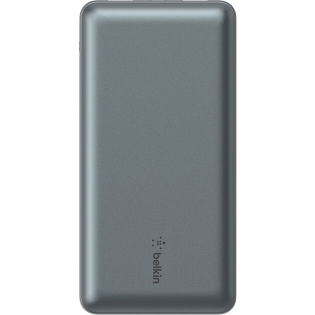 Акумулятор портативний літій-іонний Power Bank Belkin 10000мА·год, 15Вт, 2хUSB-A/USB-C, cірий, фото  | SNABZHENIE.com.ua