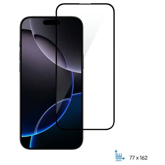 Захисне скло 2E для Apple iPhone 16 Pro Max(6.9), 2.5D FCFG, (1 Pack), чорна рамка, фото  | SNABZHENIE.com.ua