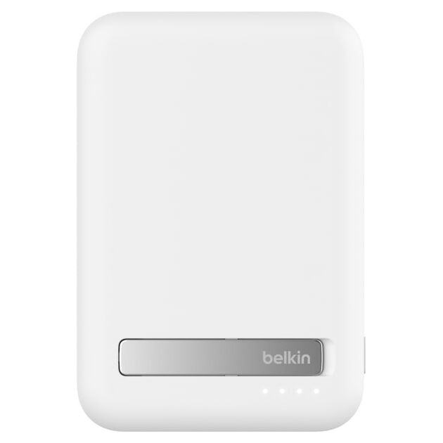 Акумулятор портативний літій-іонний Power Bank Belkin 10000мА·год, 15Вт, Magnetic Qi2, білий, фото  | SNABZHENIE.com.ua